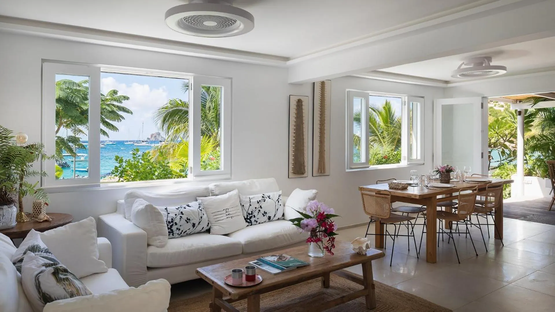 Caribbean Style Villa With Lush Environment St. Barthelemy Saint-Barthelemy