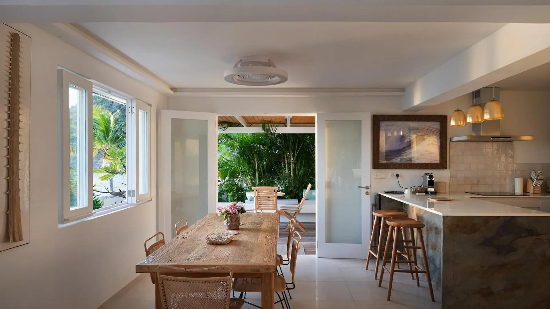 Caribbean Style Villa With Lush Environment St. Barthelemy Saint-Barthelemy